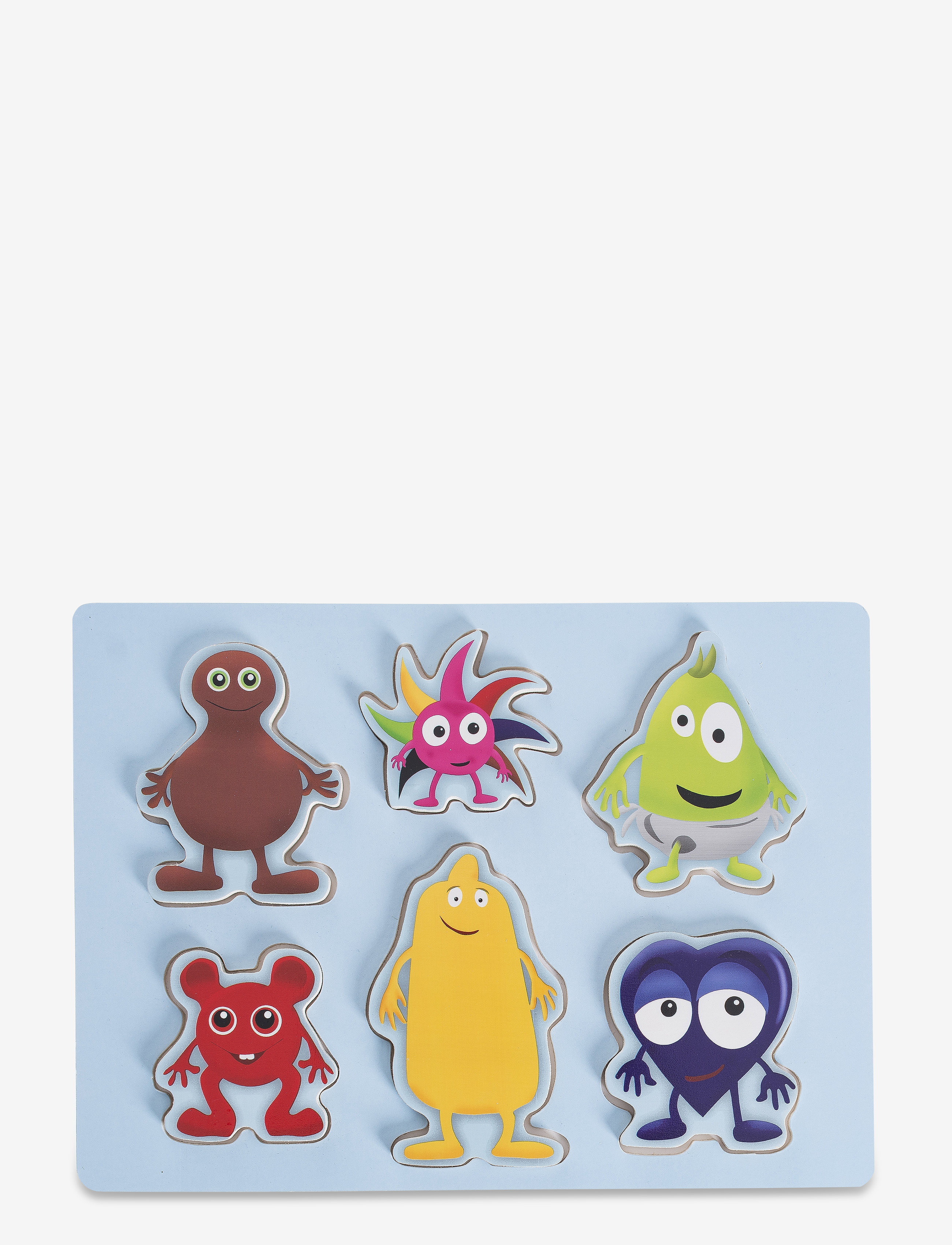 Babblarna - Shape Puzzle, 6 Figures, 1- 3 Y, One Size, Puzzles And Games, Blau Puzzles, Kinder