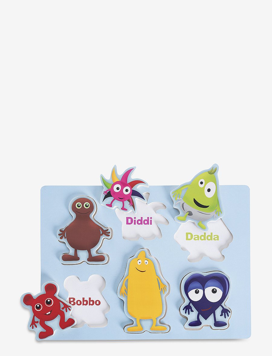 Babblarna - Babblarna- Shape Puzzle, 6 figures, 1- 3 y - puzzle - blue - 1