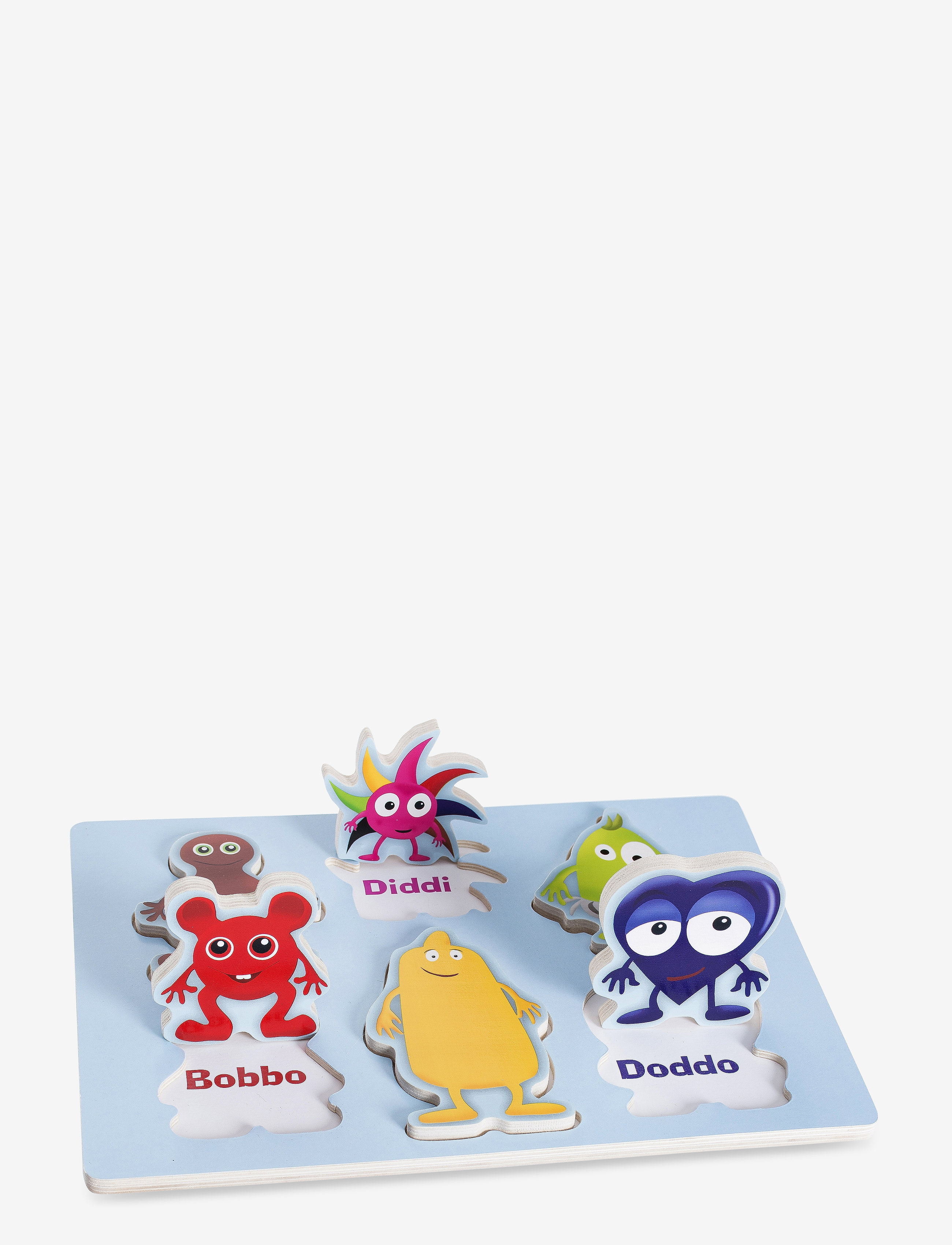 Babblarna - Babblarna- Shape Puzzle, 6 figures, 1- 3 y - puzzels - blue - 2