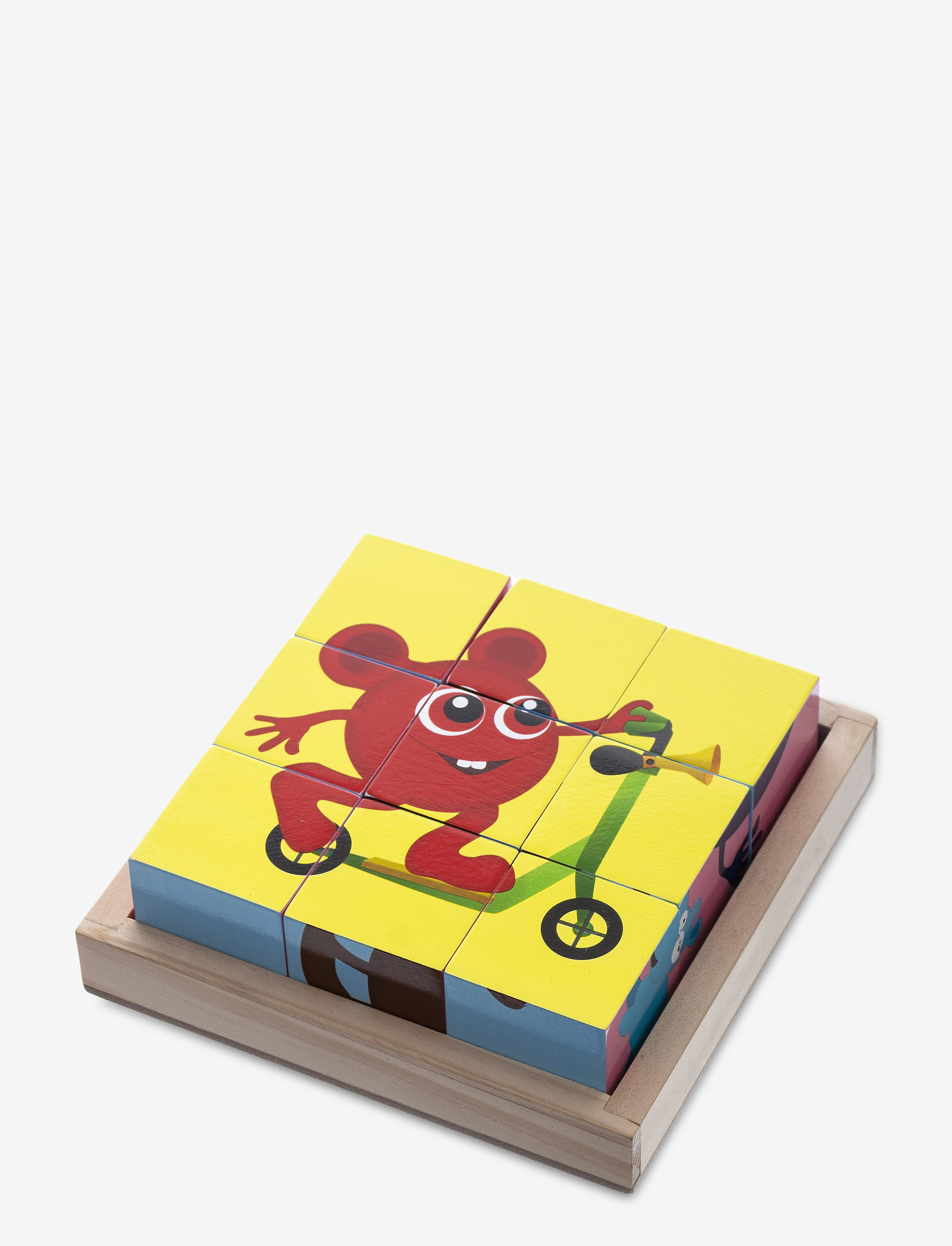 Babblarna, Chunky Puzzle, 9 Pcs, Børn, Building Blocks, Multi/mønstret, Str: ONE SIZE