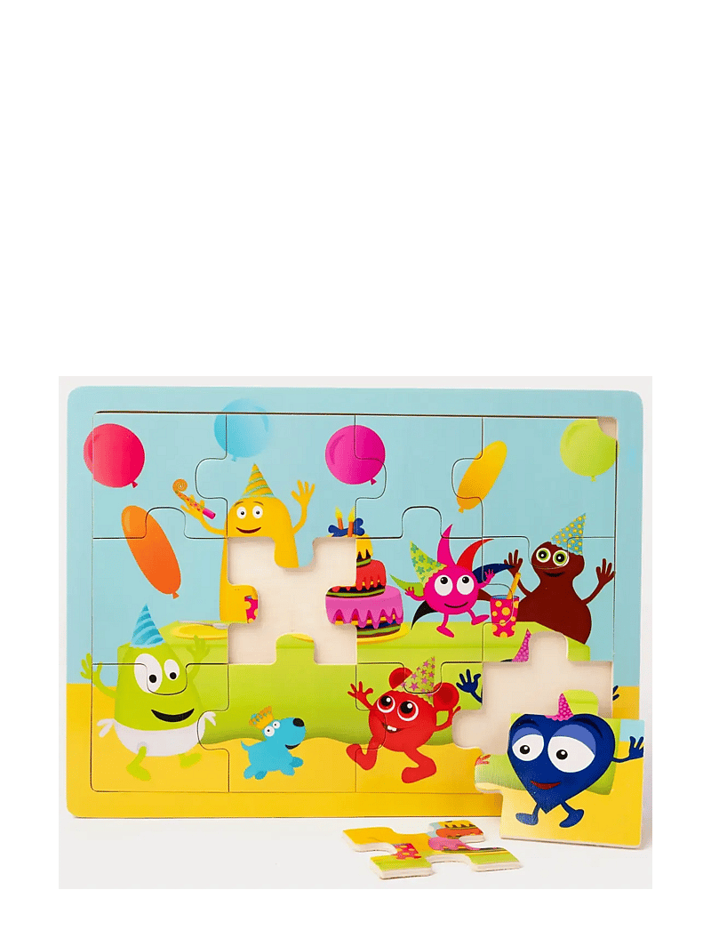 Babblarna - Babblarna- Babblarnas party, 12 pcs, 3- 6 y - holzpuzzle - multi coloured - 0