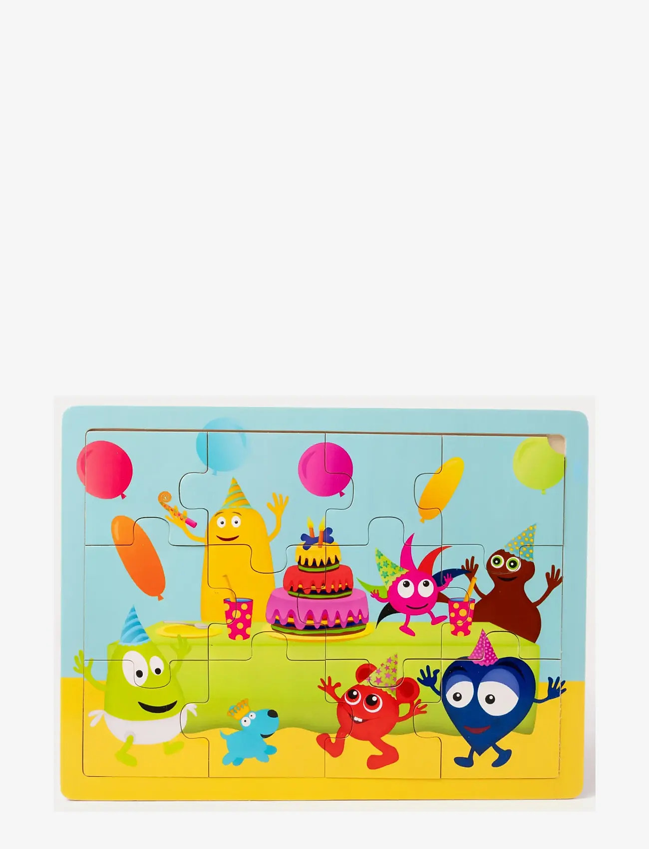 Babblarna - Babblarna- Babblarnas party, 12 pcs, 3- 6 y - holzpuzzle - multi coloured - 1