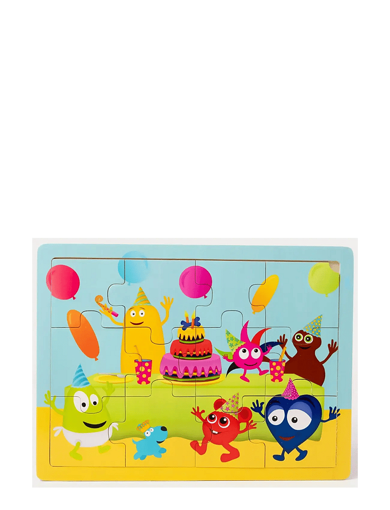 Babblarna - Babblarna- Babblarnas party, 12 pcs, 3- 6 y - holzpuzzle - multi coloured - 1
