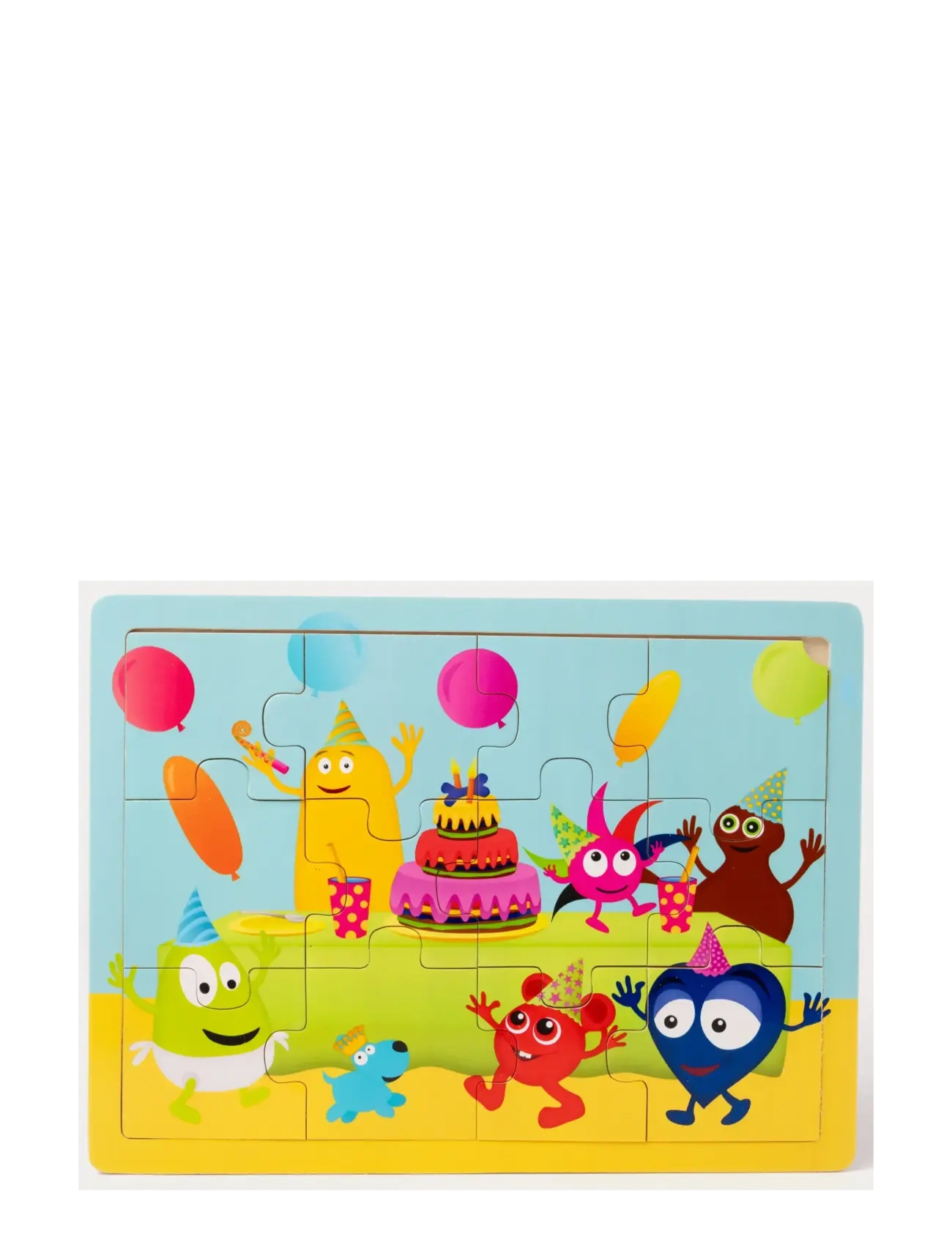 Babblarna - Babblarna- Babblarnas party, 12 pcs, 3- 6 y - holzpuzzle - multi coloured - 1