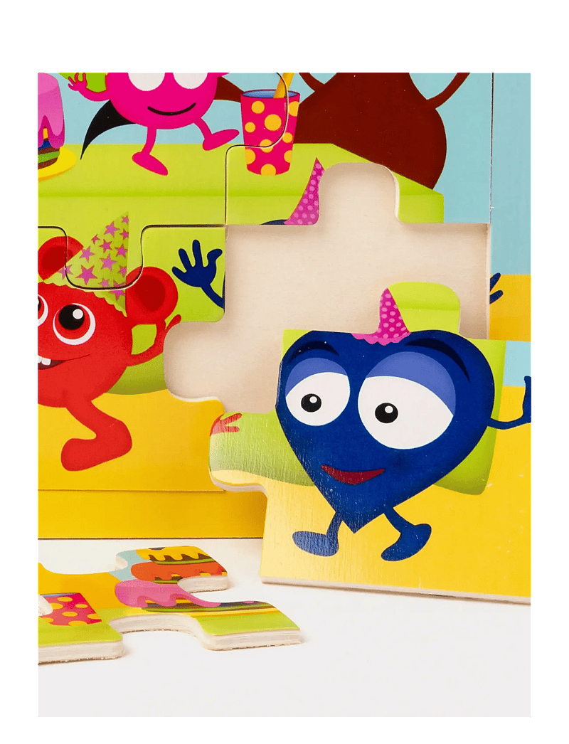 Babblarna - Babblarna- Babblarnas party, 12 pcs, 3- 6 y - holzpuzzle - multi coloured - 2