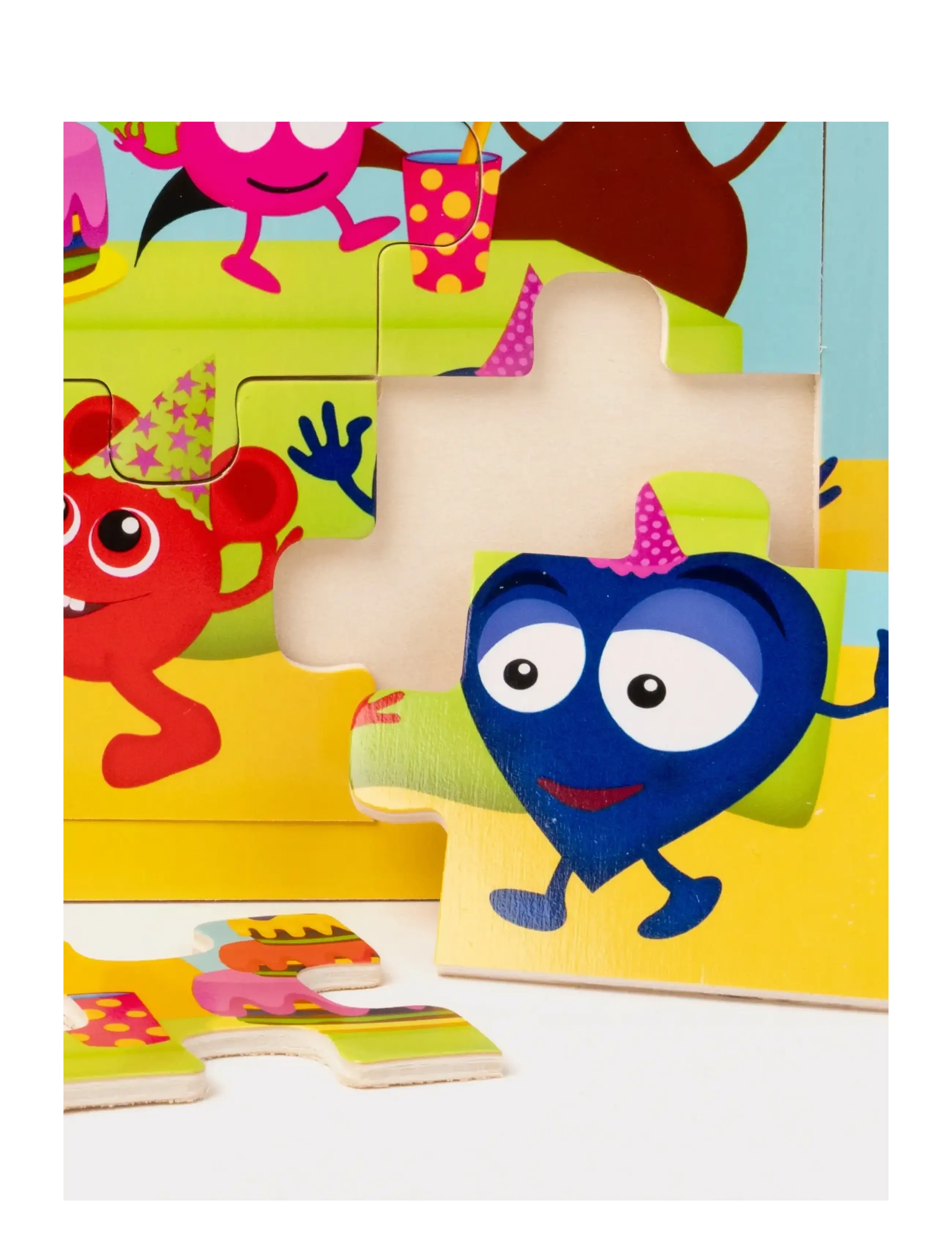 Babblarna - Babblarna- Babblarnas party, 12 pcs, 3- 6 y - holzpuzzle - multi coloured - 2