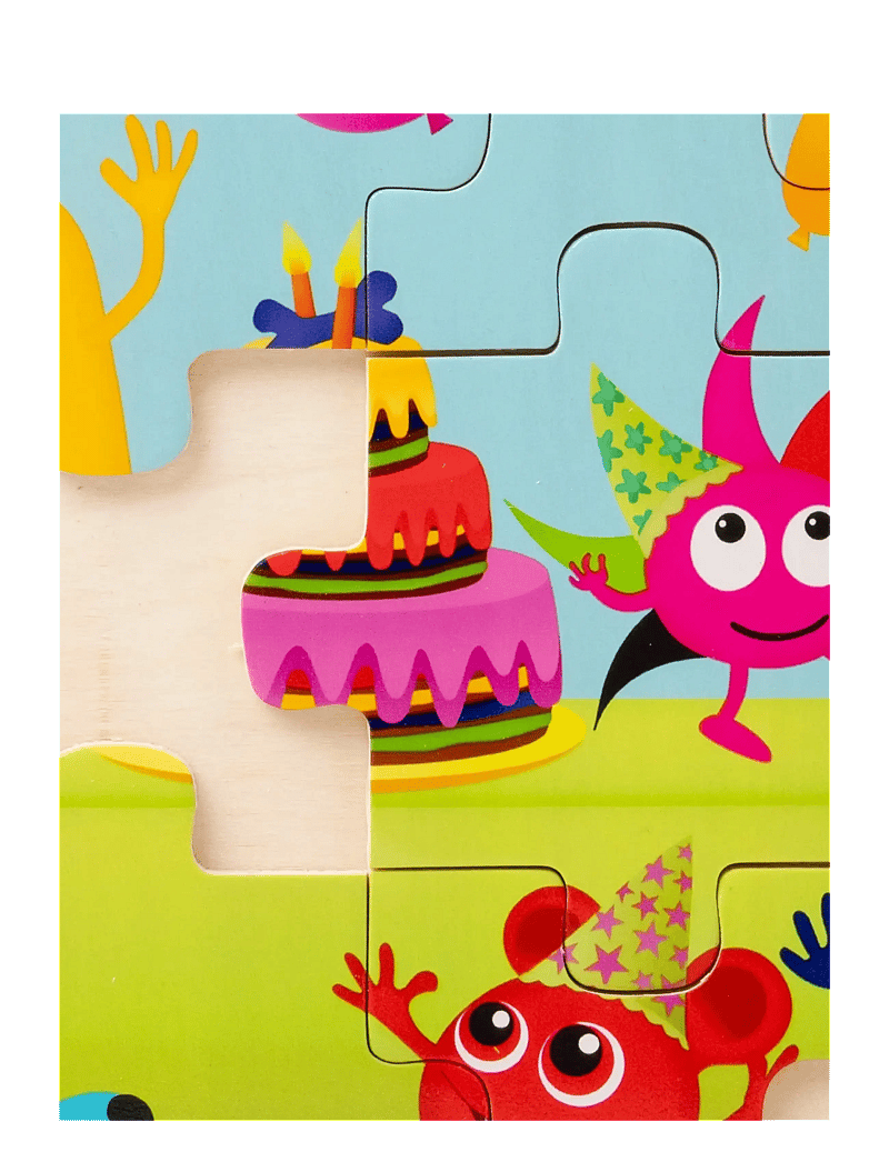 Babblarna - Babblarna- Babblarnas party, 12 pcs, 3- 6 y - holzpuzzle - multi coloured - 3