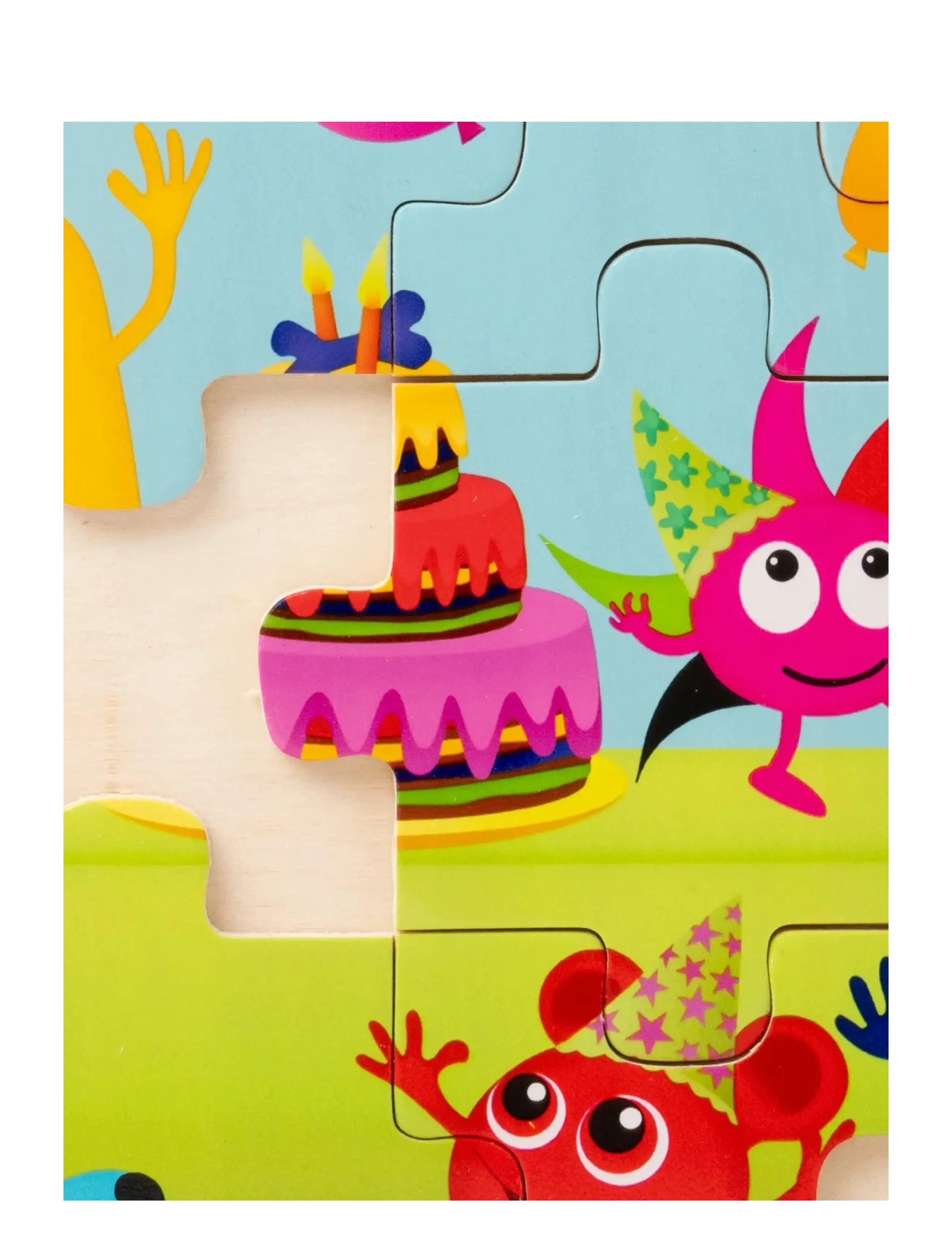 Babblarna - Babblarna- Babblarnas party, 12 pcs, 3- 6 y - holzpuzzle - multi coloured - 3