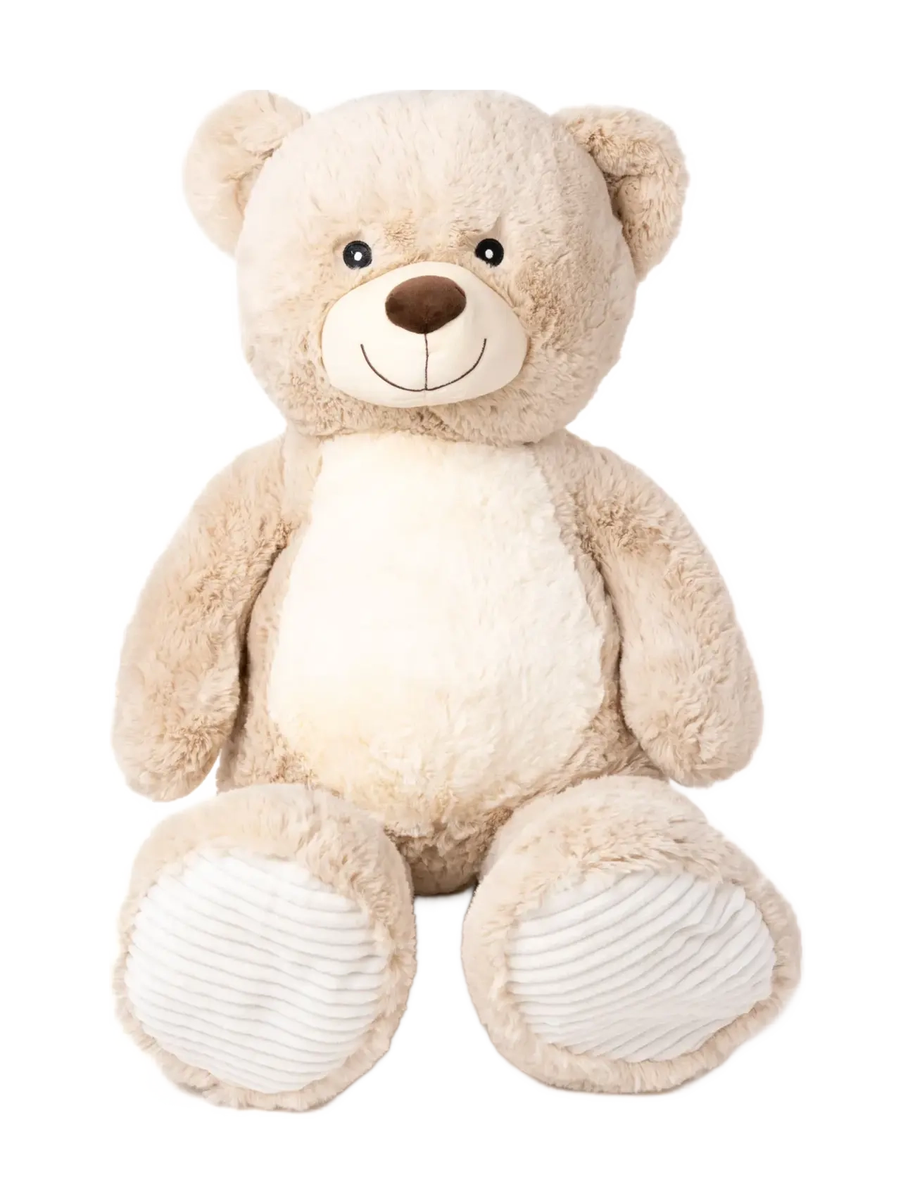 TEDDYKOMPANIET Viggo, Beige, Stor Beige - H100CM - Kinder