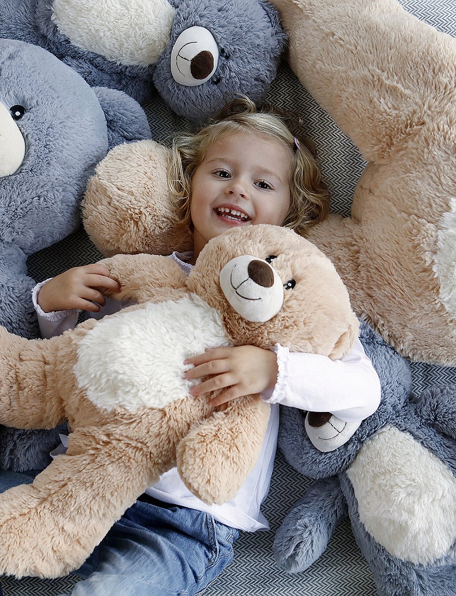 Teddykompaniet - Viggo, Beige, Stor - beige - 3