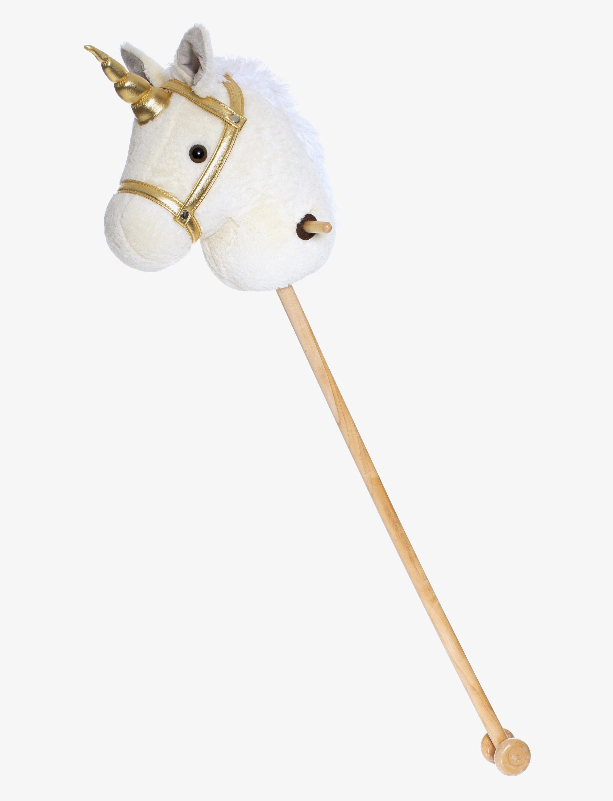 TEDDYKOMPANIET Hobby Horse, Weiß Unicorn Weiß - 100 Cm - Kinder