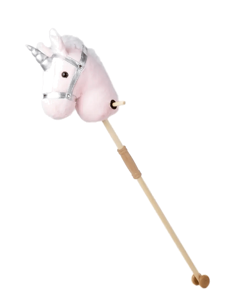 Teddykompaniet - Hobby horse, pink unicorn - kingiideed - pink - 0