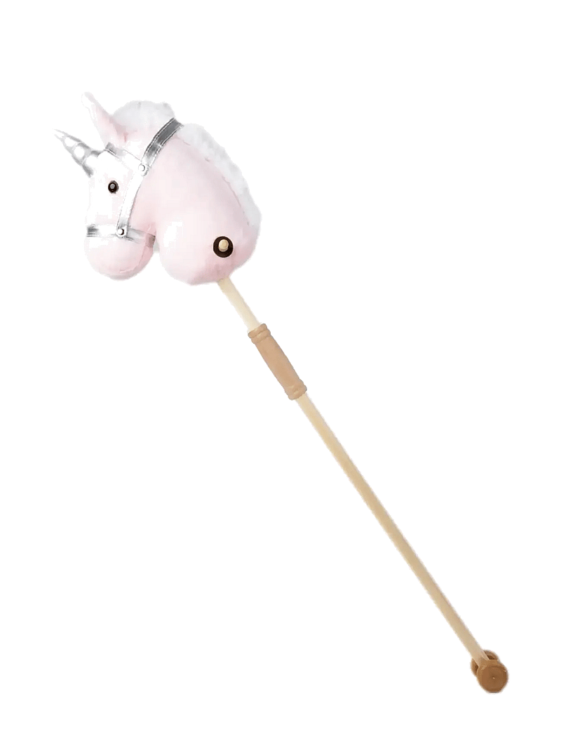 Teddykompaniet - Hobby horse, pink unicorn - kingiideed - pink - 1
