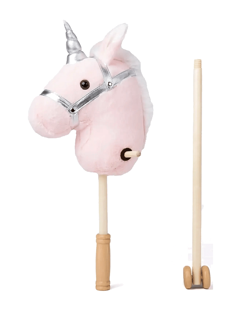 Teddykompaniet - Hobby horse, pink unicorn - kingiideed - pink - 2