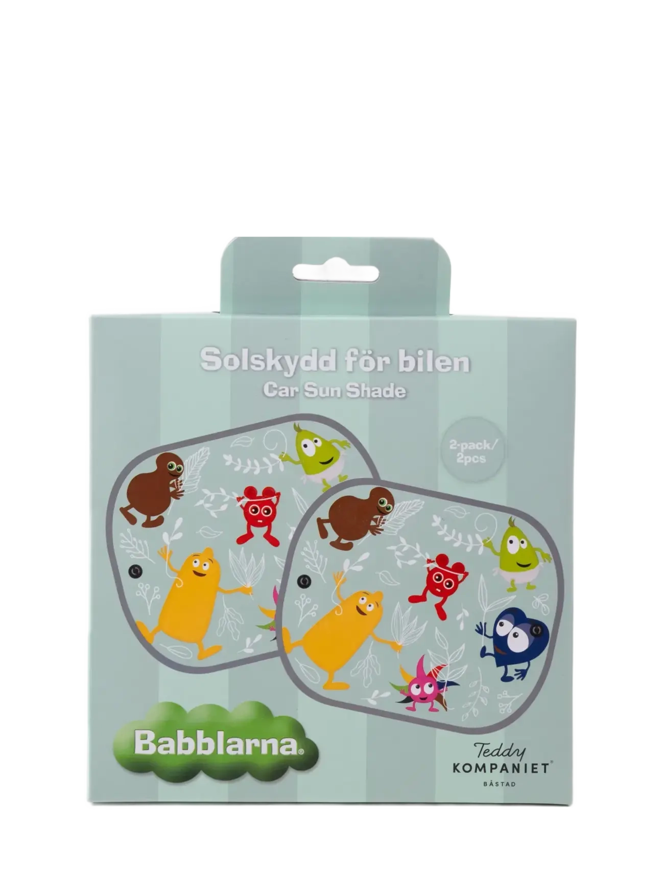 Teddykompaniet - Babblarna- Solskydd för bilen, I Naturen, 2pack. - lowest prices - green - 1