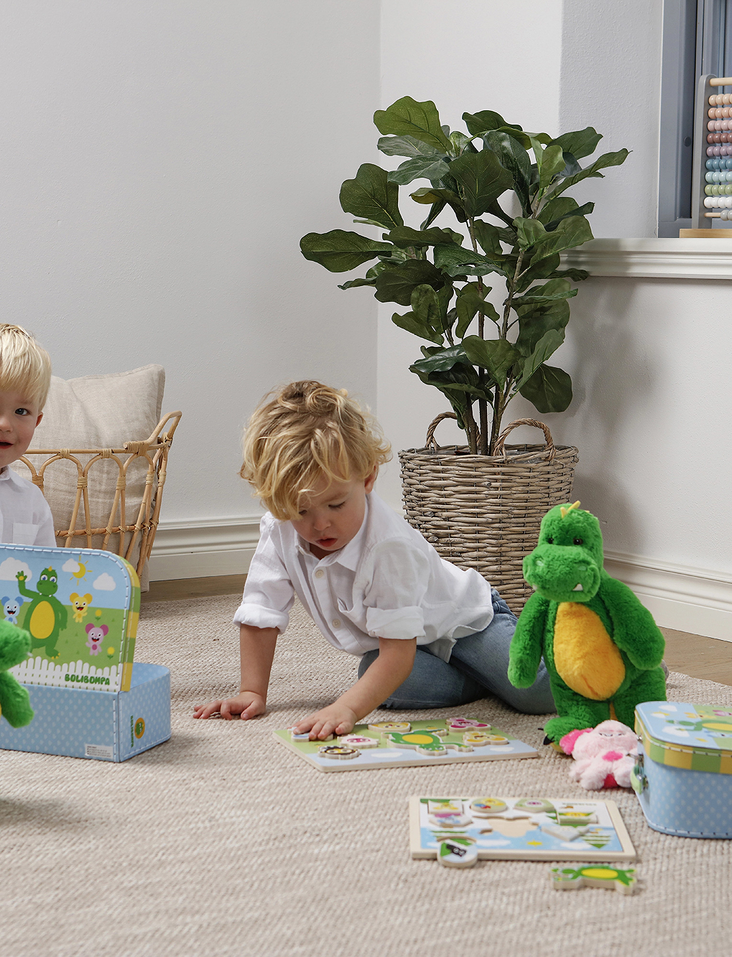 Bolibompa Boliboma- Suitcase, One Size, Storage, Mehrfarbig/gemustert - Storage Boxes, Kinder
