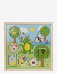 Teddykompaniet - Boliboma- 2in1 Summer/Winter puzzle - houten puzzels - green - 0