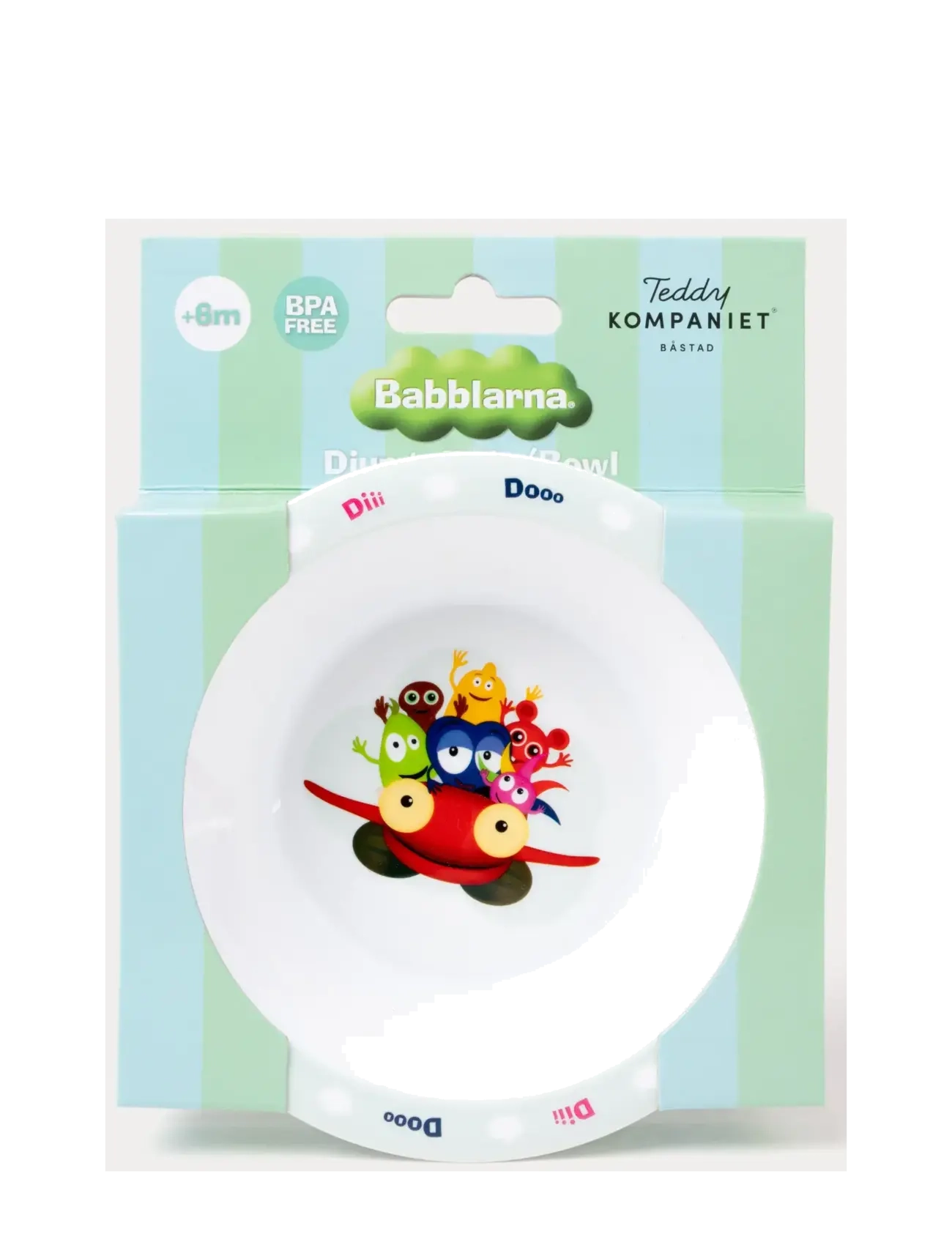 Babblarna - Babblarna- Deep plate - dinner sets - white - 3