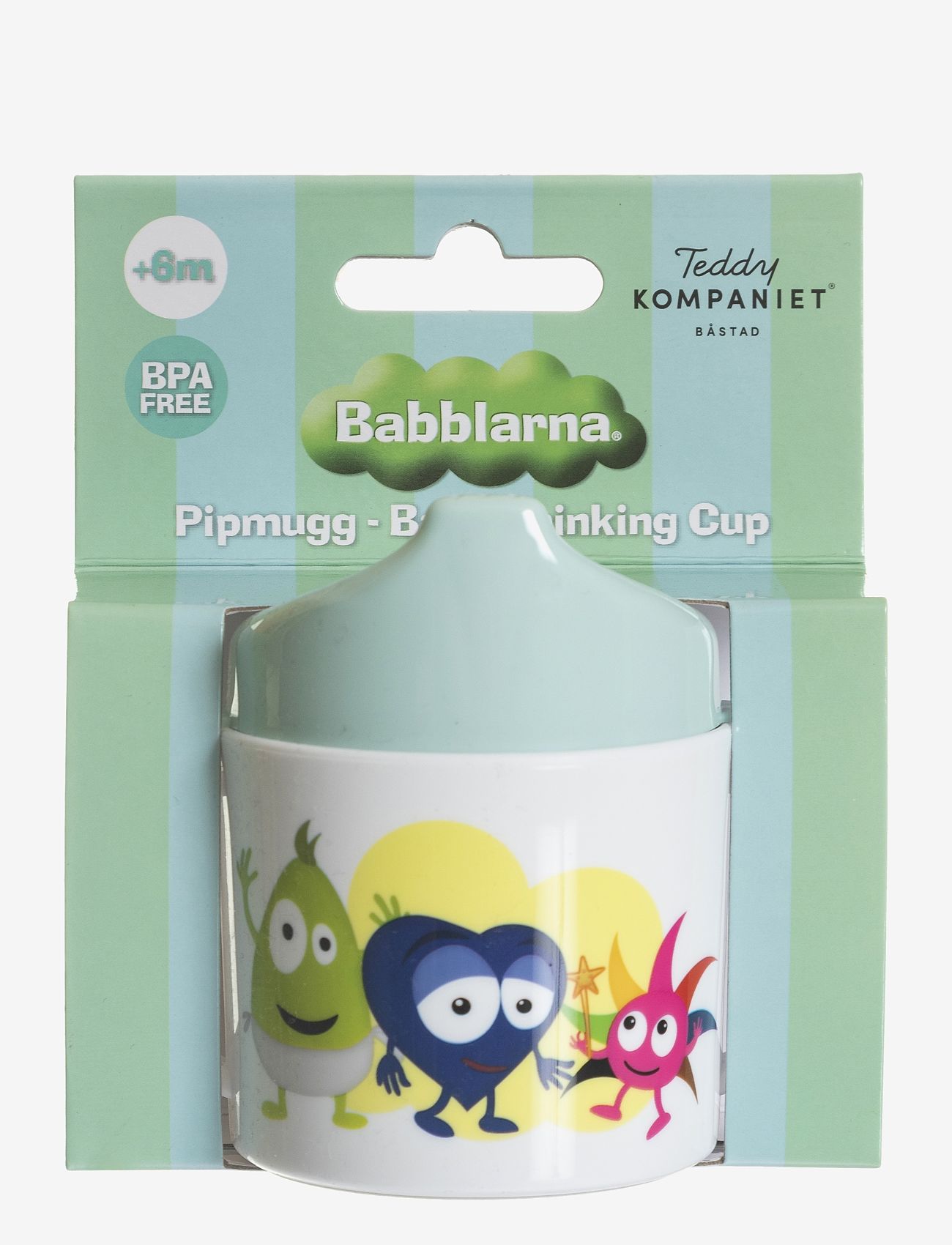 Teddykompaniet - Babblarna- Pipmugg med handtag - buteliukai kūdikiams - white - 1