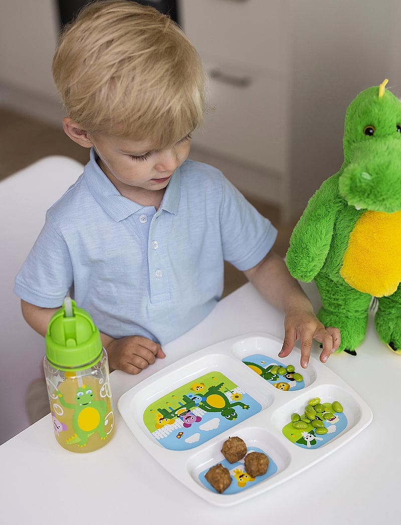 Bolibompa - Bolibompa- 4 compartment plate - essgeschirr - white - 0