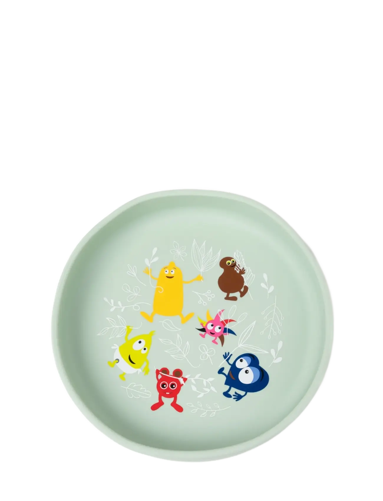 Babblarna Babblarna- Silikontallrik, I naturen - Today's super deals - GREEN / green
