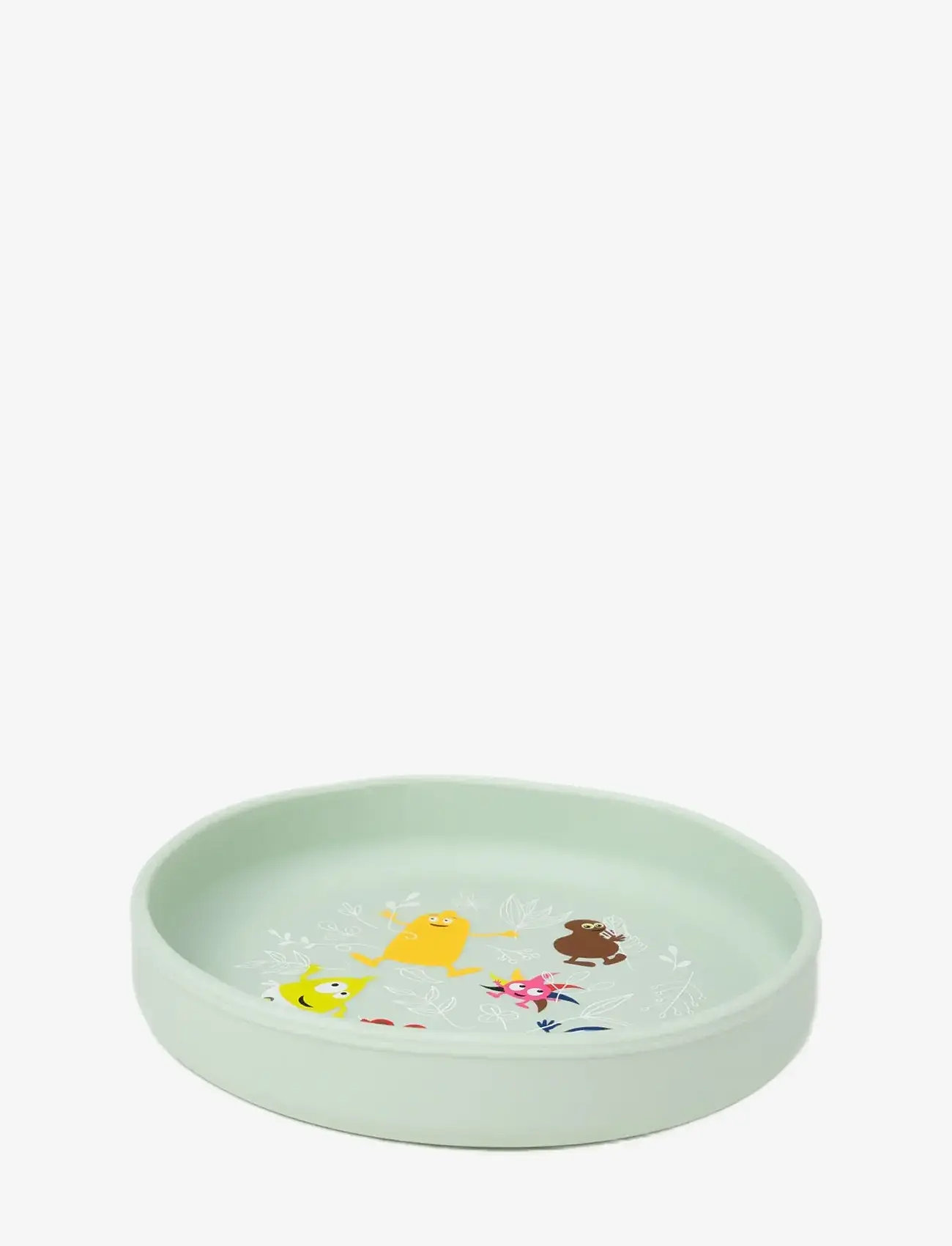 Babblarna - Babblarna- Silikontallrik, I naturen - dinner sets - green - 1