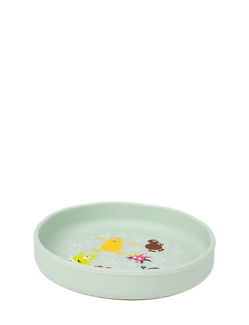 Babblarna - Babblarna- Silikontallrik, I naturen - essgeschirr - green - 1