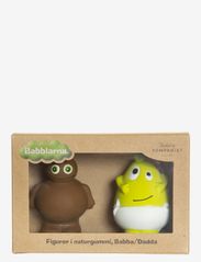 Teddykompaniet - Babblarna, Natural rubber, Babba/Dadda - bath toys - multi - 3