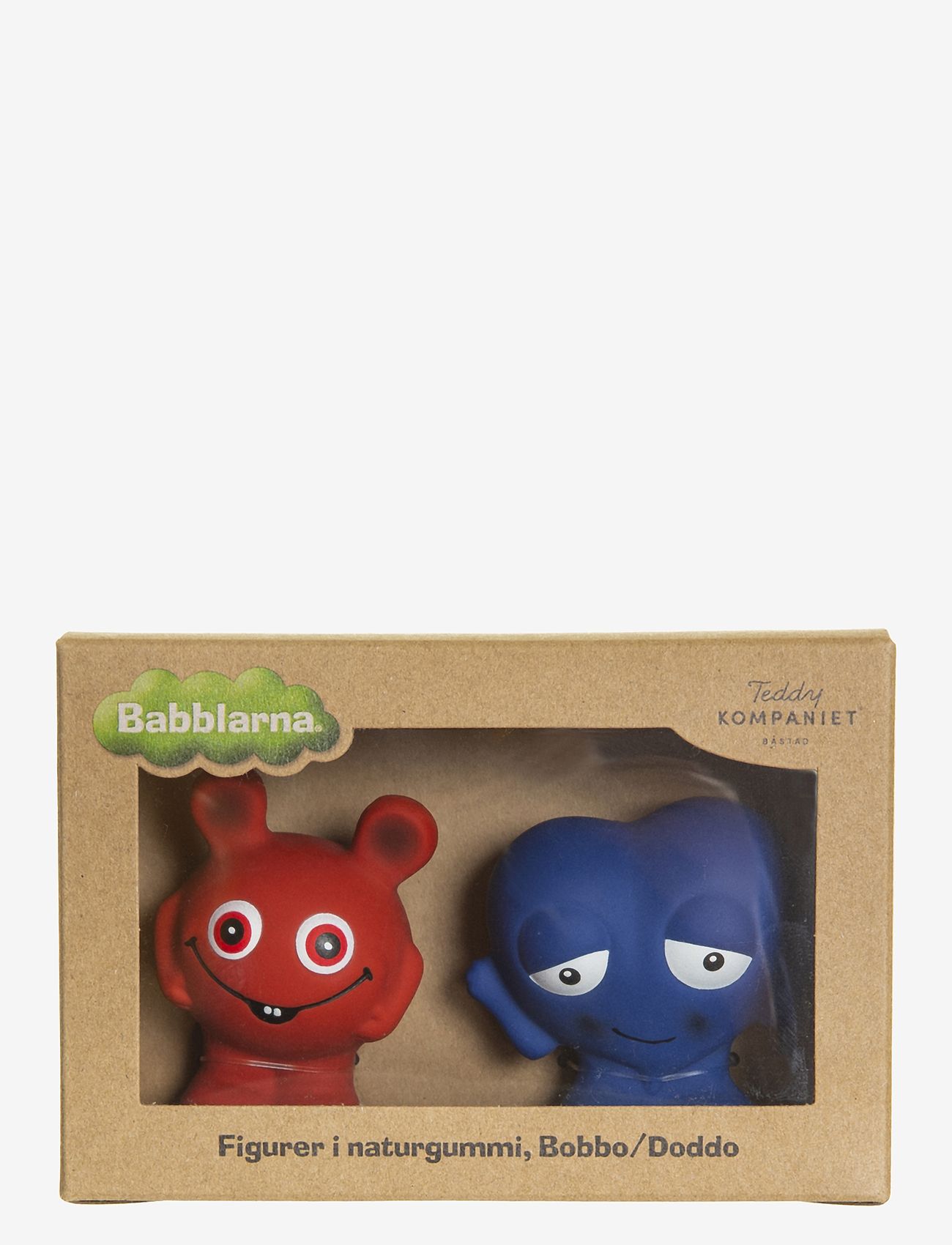 Teddykompaniet - Babblarna, Natural rubber, Bobbo/Doddo - bath toys - multi - 0