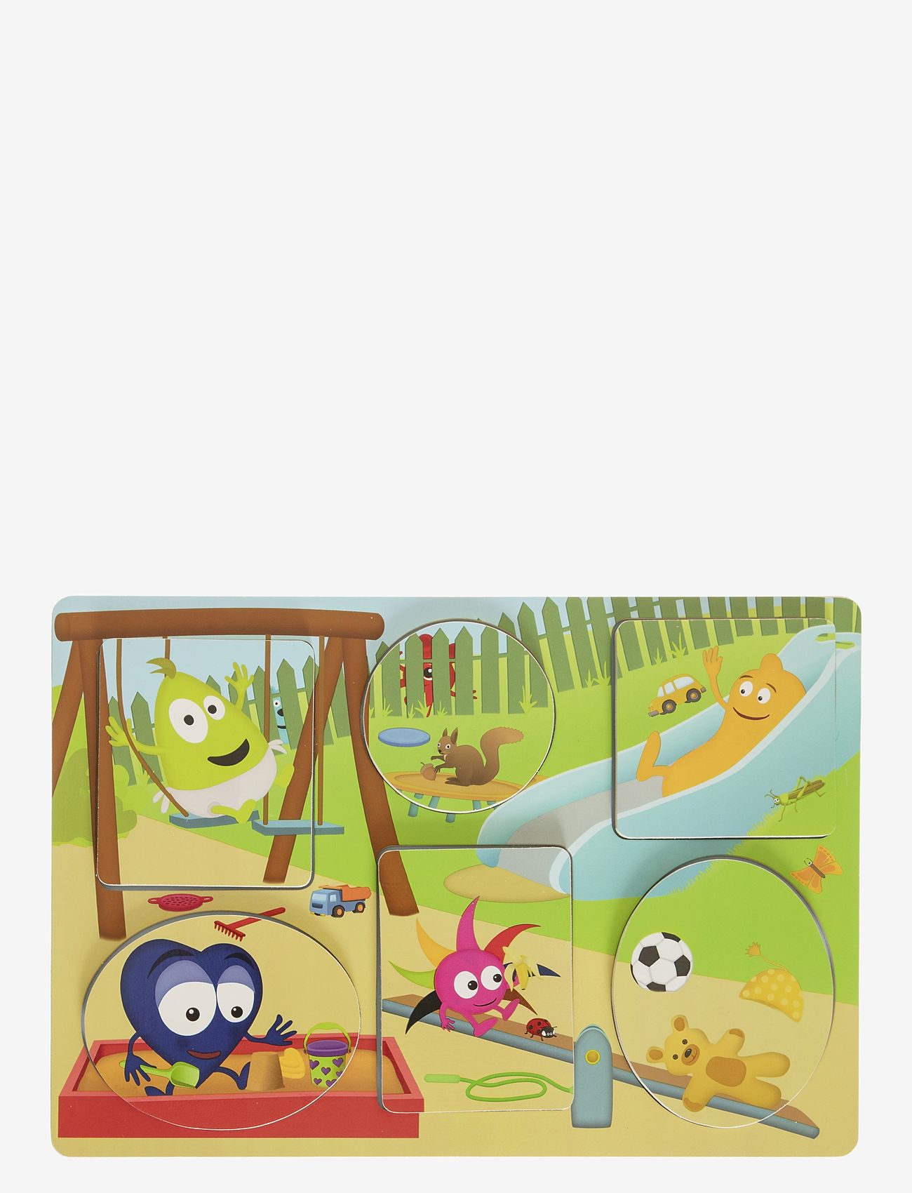 Babblarna - Babblarna- Shape Puzzle, 6 figures, 1- 3 y - trépúsl - multi coloured - 0