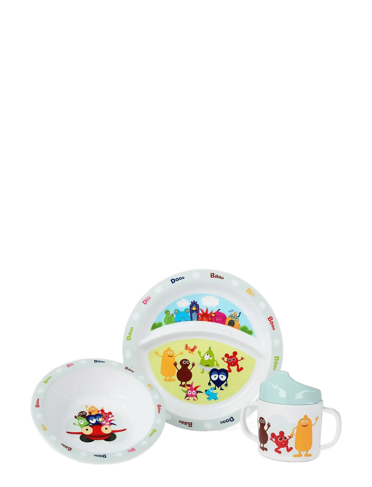 Teddykompaniet | Babblarna, 3-Set Plate,Bowl,Mug | 25X28X10CM