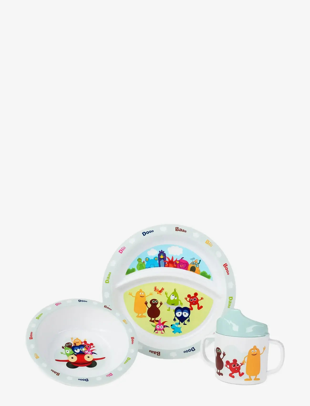 Babblarna - Babblarna, 3-set plate,bowl,mug - serveringsset - green - 0
