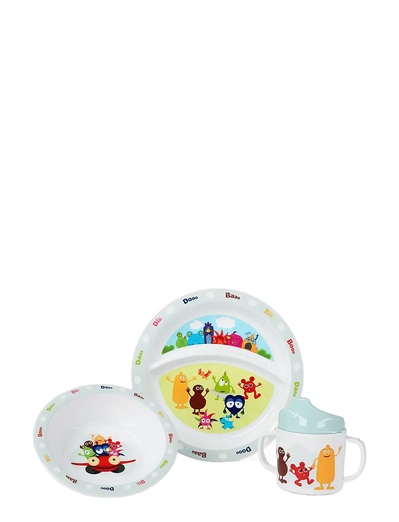 Babblarna - Babblarna, 3-set plate,bowl,mug - essgeschirr - green - 0