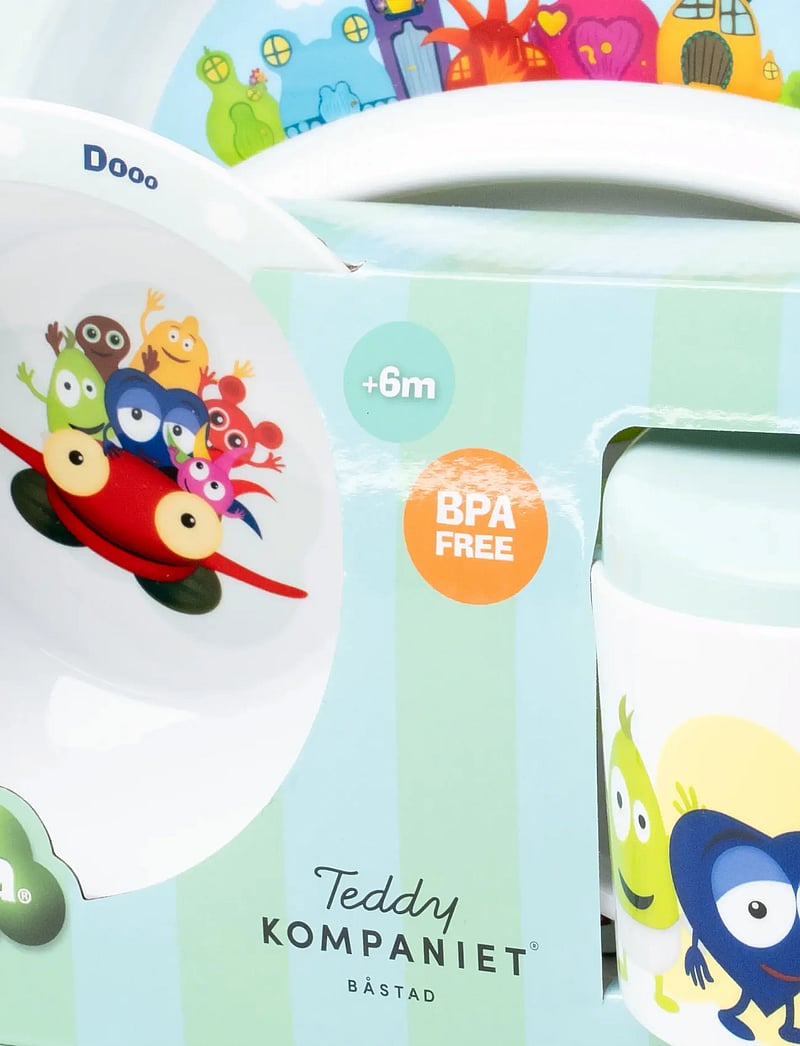 Babblarna - Babblarna, 3-set plate,bowl,mug - essgeschirr - green - 2