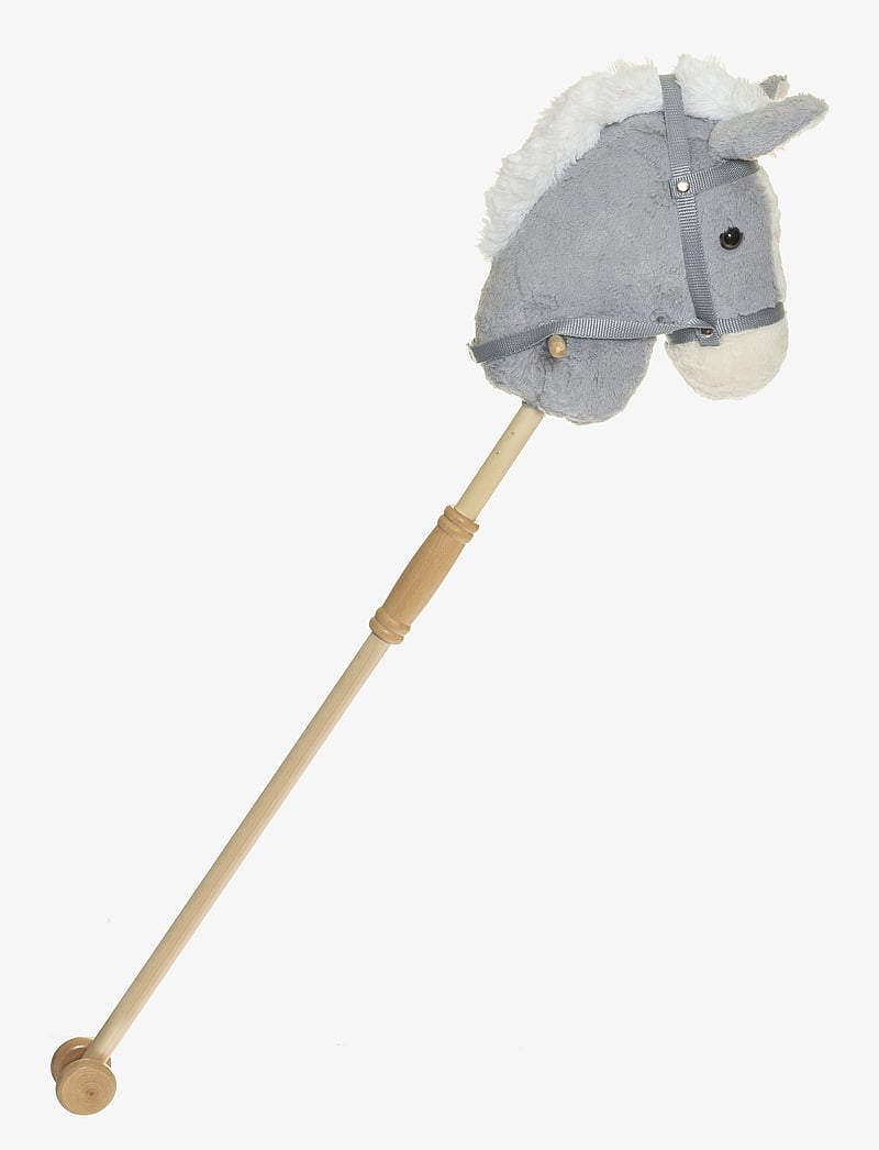 Teddykompaniet - Hobby horse, grey, detachable, 100cm - aufsitzspielzeug - grey - 1