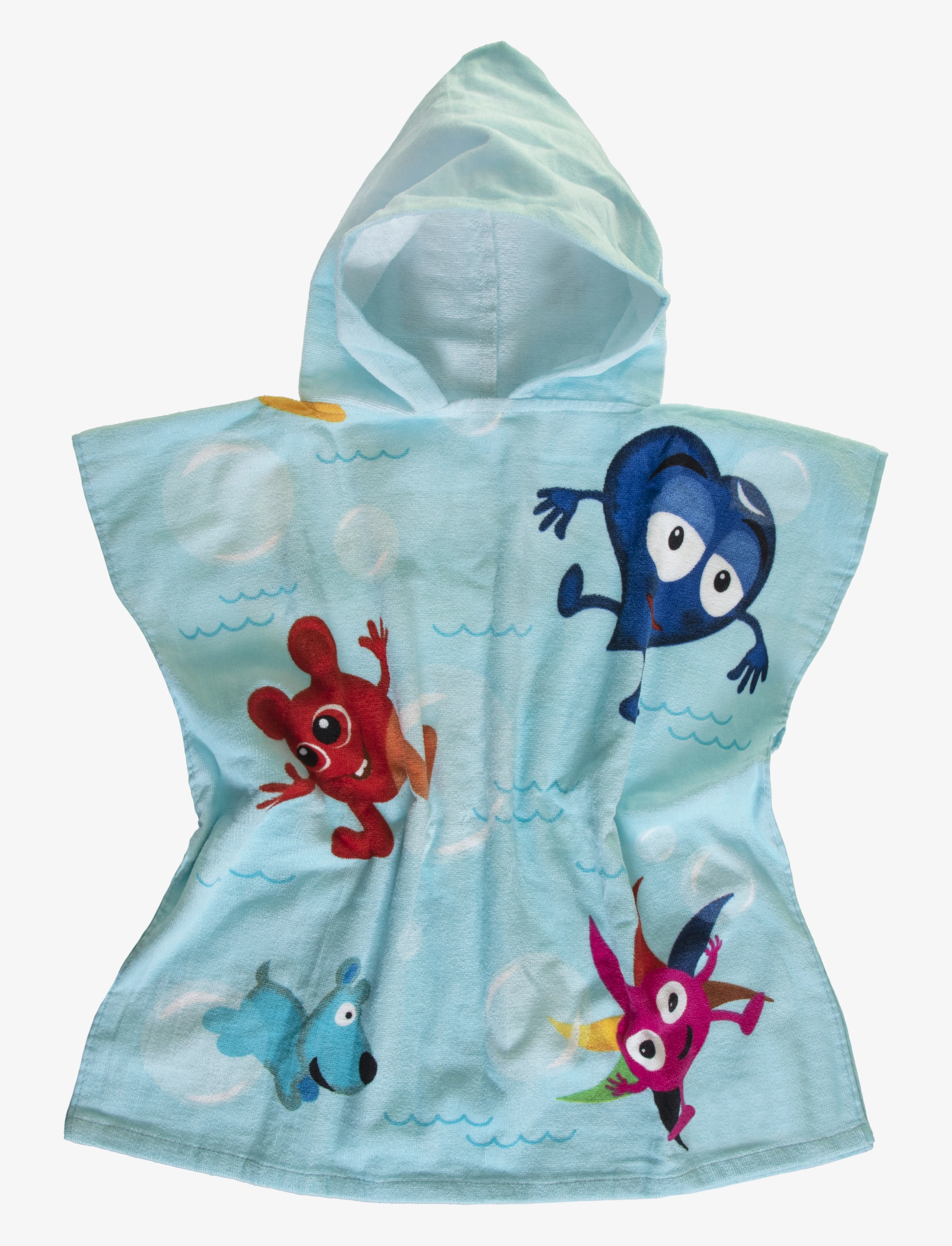 Babblarna, Bathponcho, Bubble, Bath Poncho, Blå, Str: 70X140CM