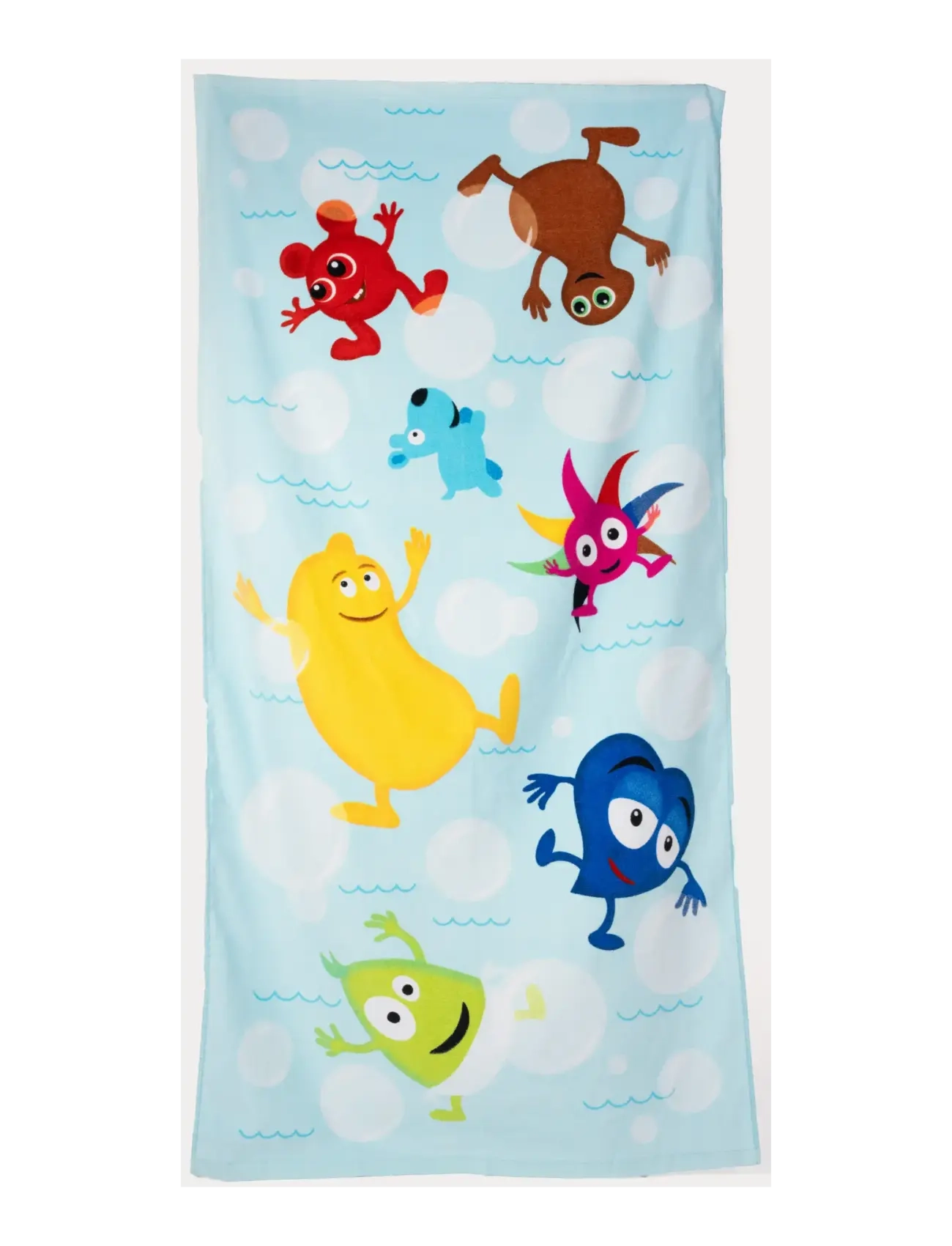 Babblarna - Badhandduk, Bubblor, Håndklæde, Multi/mønstret, Str: 70X140CM