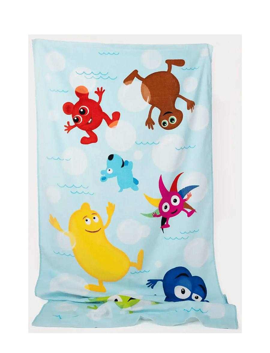 Teddykompaniet - Babblarna- Badhandduk, Bubblor - towels - blue - 1
