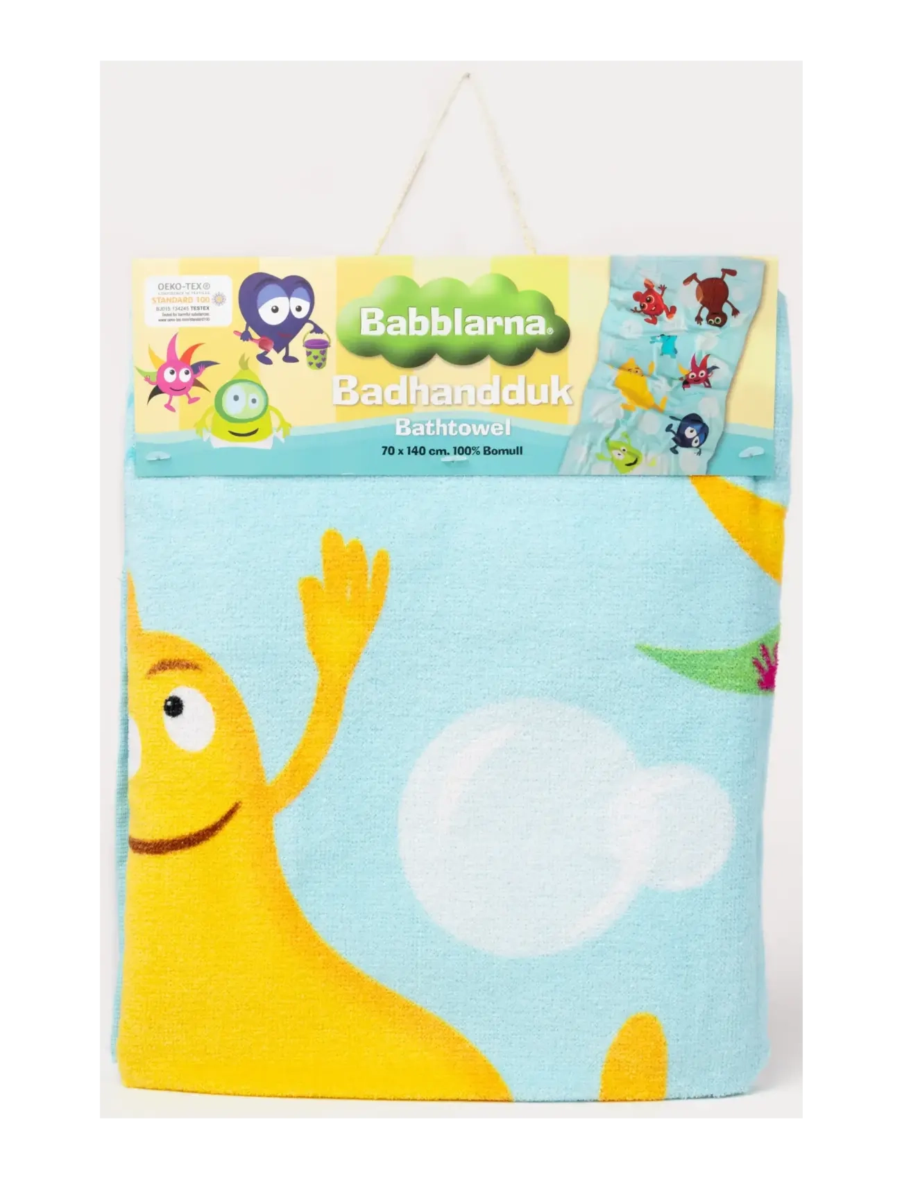 Teddykompaniet - Babblarna- Badhandduk, Bubblor - håndklær - blue - 3