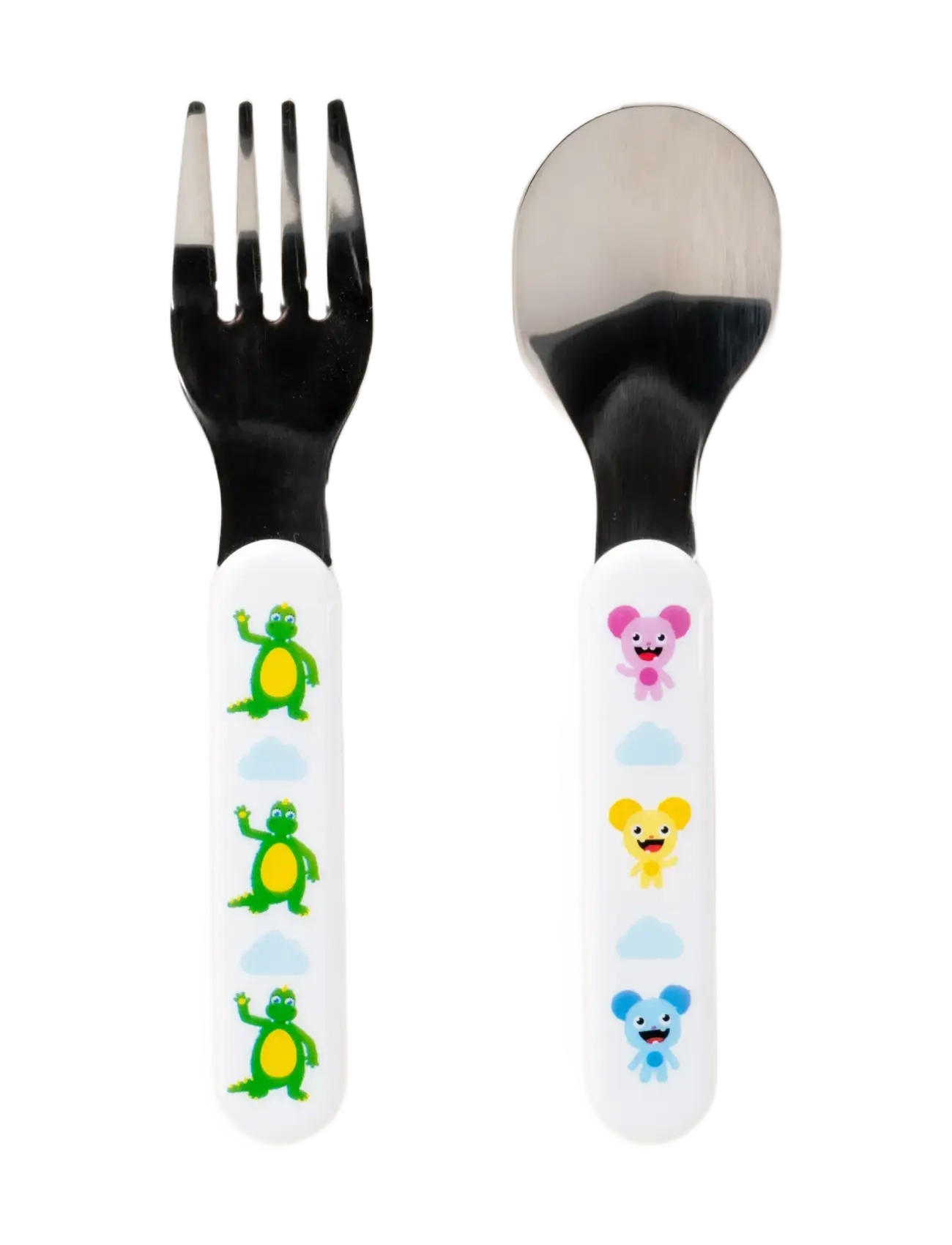 Bolibompa - Cutlery, Fork&Spoon, H:14 cm, Meal Time, Weiß Kinder