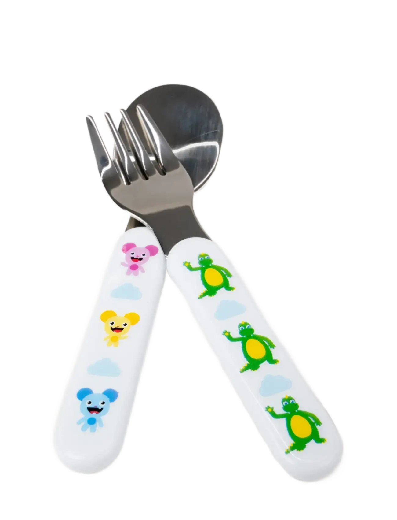Bolibompa - Bolibompa- Cutlery, Fork&Spoon - essgeschirr - white - 2