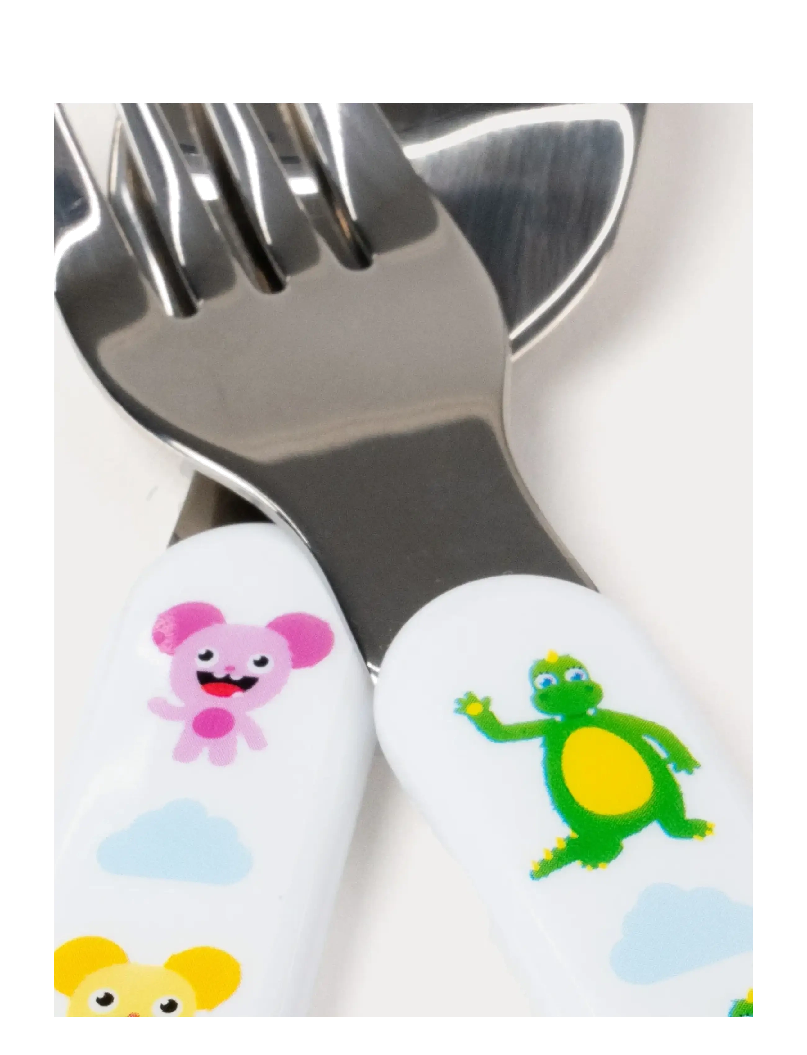 Bolibompa - Bolibompa- Cutlery, Fork&Spoon - essgeschirr - white - 3