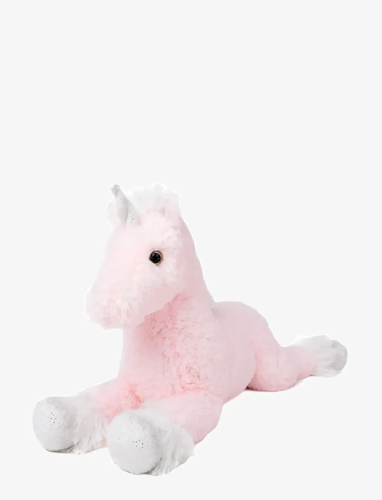 Teddykompaniet - Liggande enhörning, 60cm - stuffed animals - pink - 1