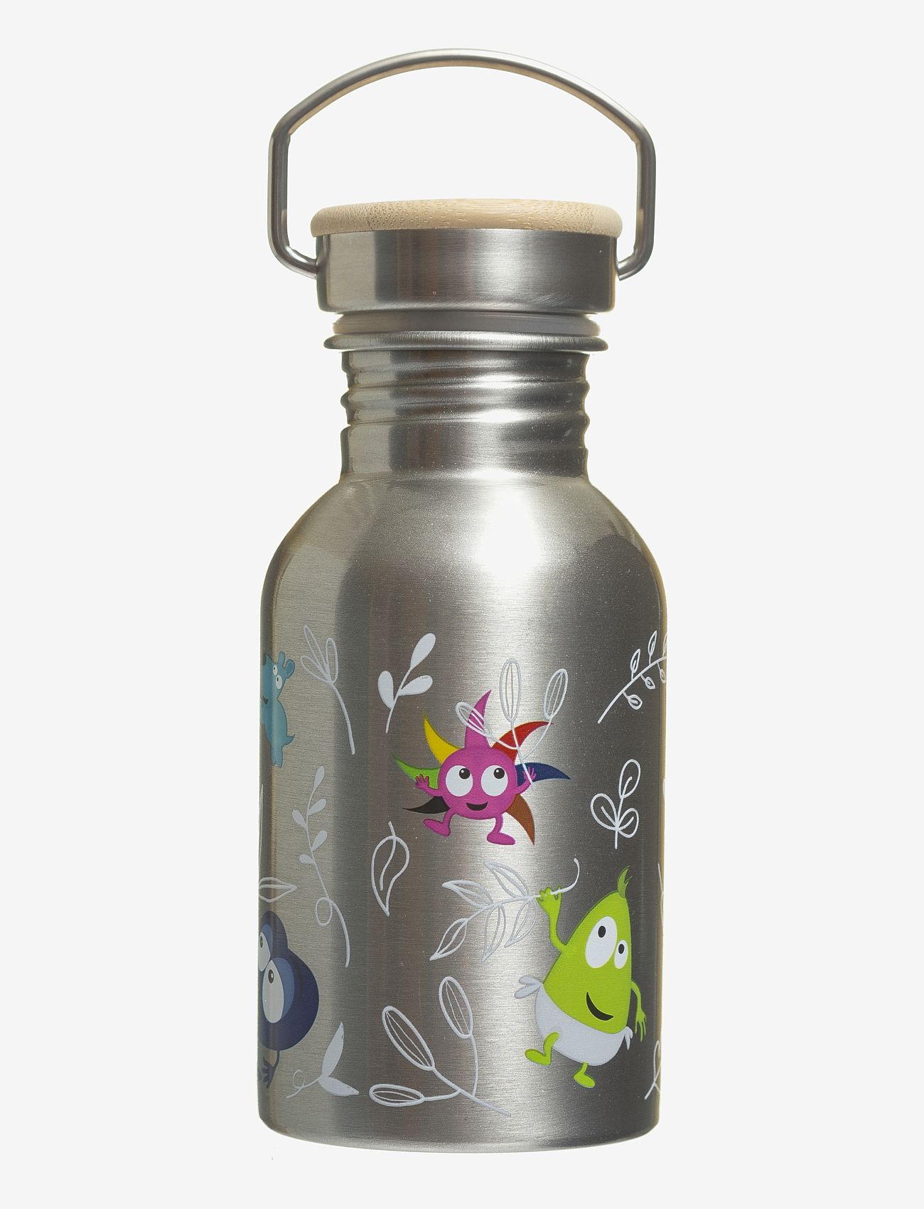 Babblarna - Babblarna- Vattenflaska i stål - nappflaskor - grey - 2