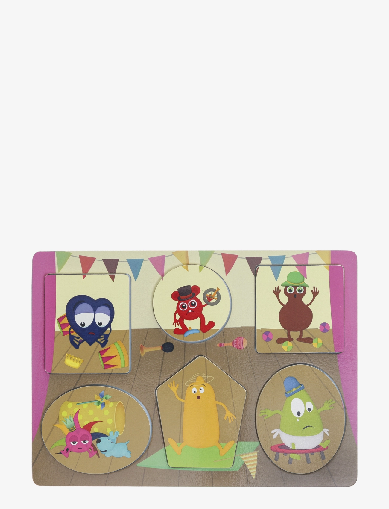 Teddykompaniet - Babblarna - Emotionpuzzle - puidust pusled - multi - 1