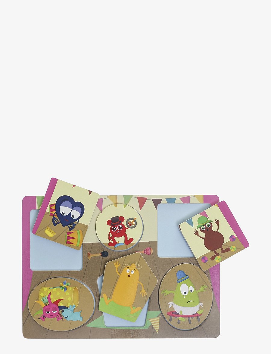 Teddykompaniet - Babblarna - Emotionpuzzle - puidust pusled - multi - 2