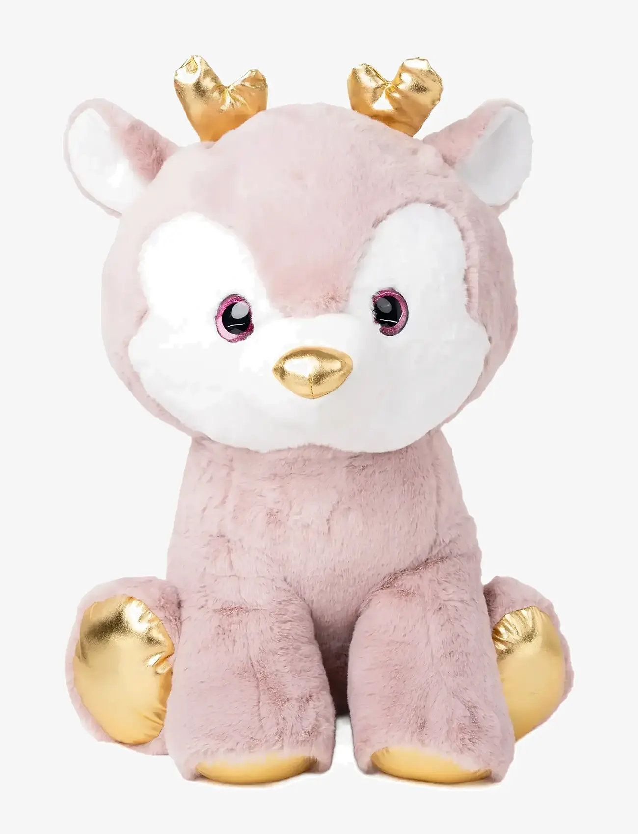 Teddykompaniet - Rådjur, dimrosa, 65cm - tøjdyr - pink - 0
