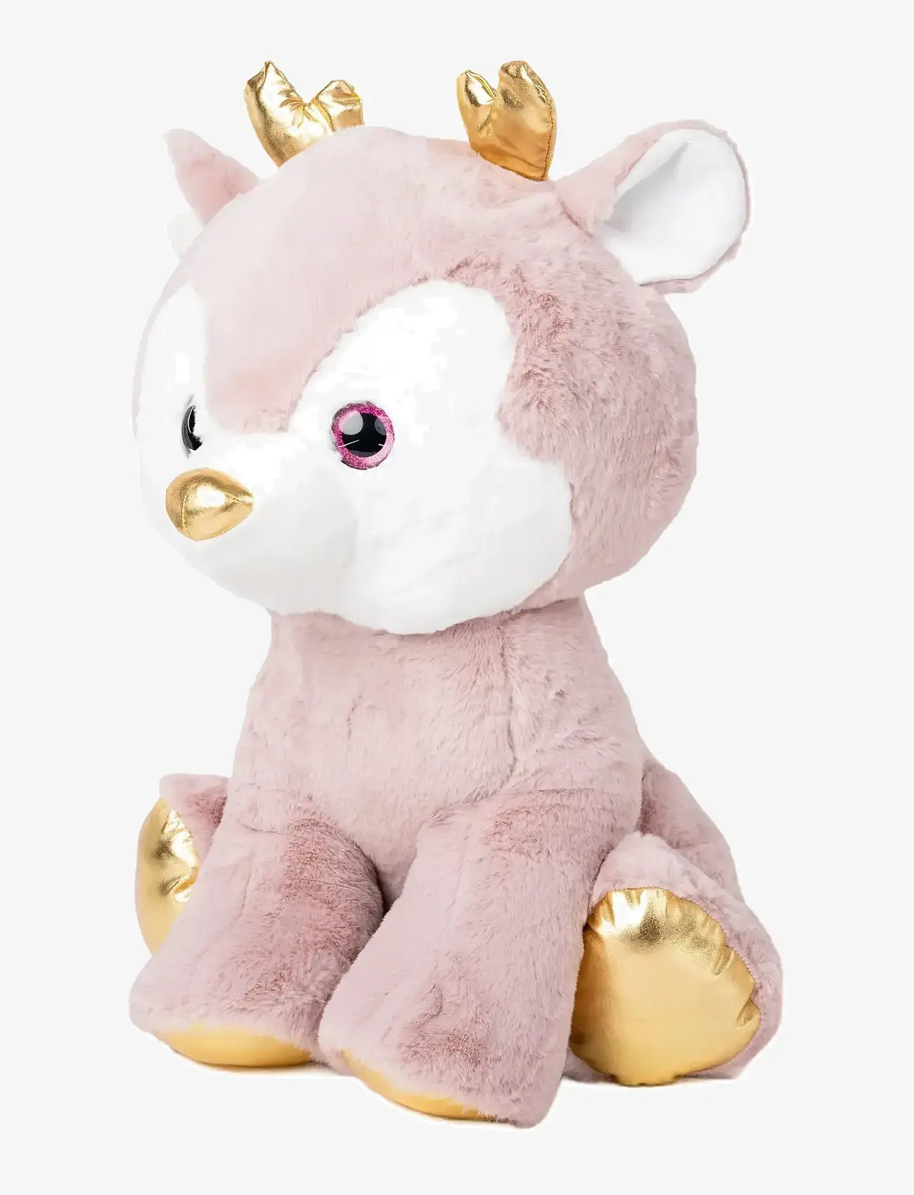 Teddykompaniet - Rådjur, dimrosa, 65cm - tøjdyr - pink - 1