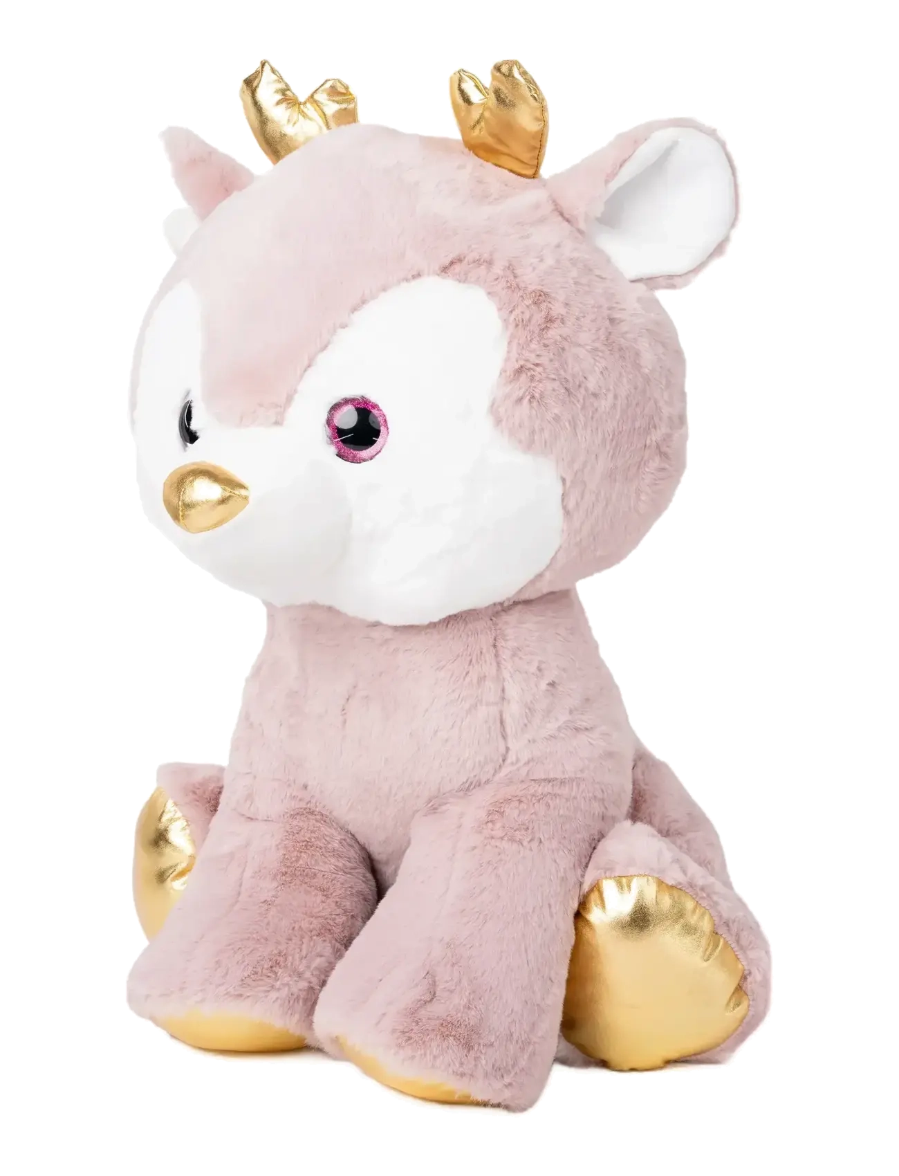 Teddykompaniet - Rådjur, dimrosa, 65cm - fødselsdagsgaver - pink - 1