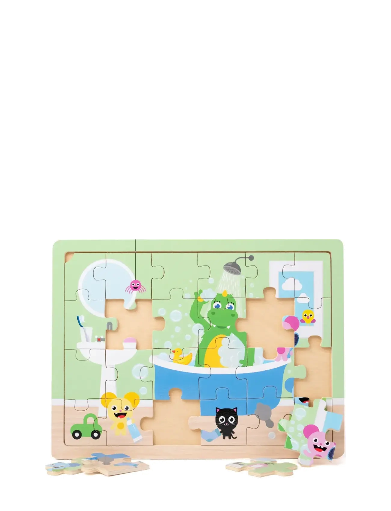 Bolibompa Bolibompa- Draken i badrummet, 24 bit,3-6 år - Pusled - MULTI / multi